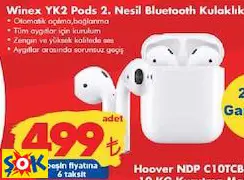 WİNEX YK2 PODS 2.NESİL BLUETOOTH KULAKLIK WİNEX YK2 PODS 2.NESİL BLUETOOTH KULAKLIK